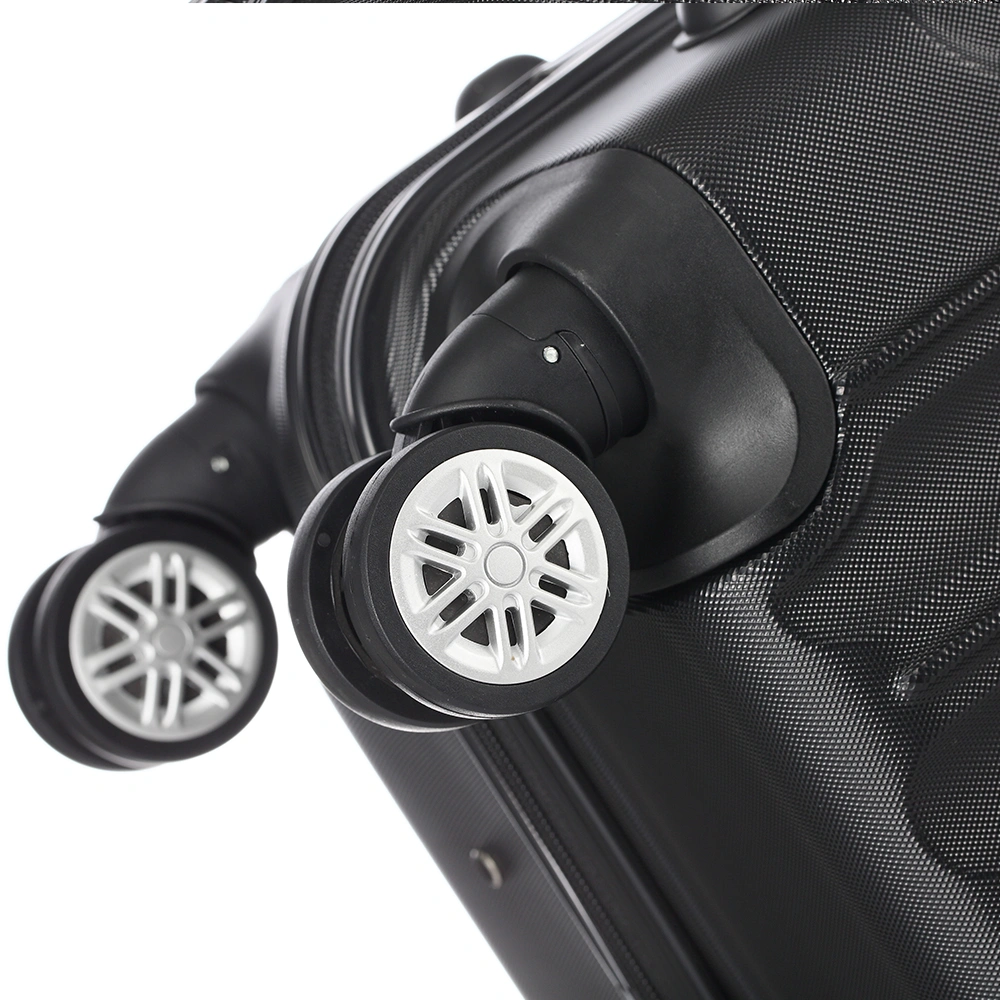 3 Piece ABS Spinner Luggage Set, Lightweight Carry-On Suitcases, 4-Wheel Trolley Case view 4