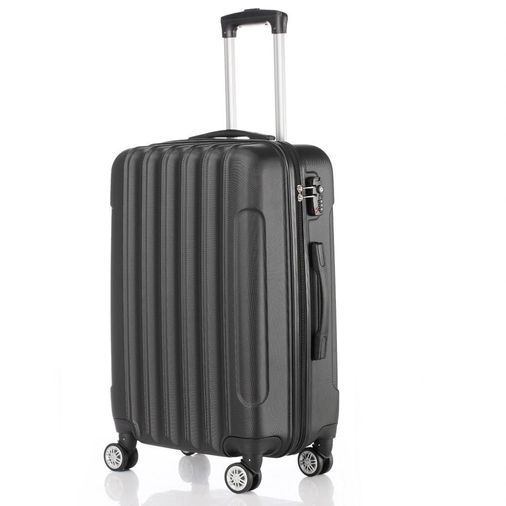3 Piece ABS Spinner Luggage Set, Lightweight Carry-On Suitcases, 4-Wheel Trolley Case view 9