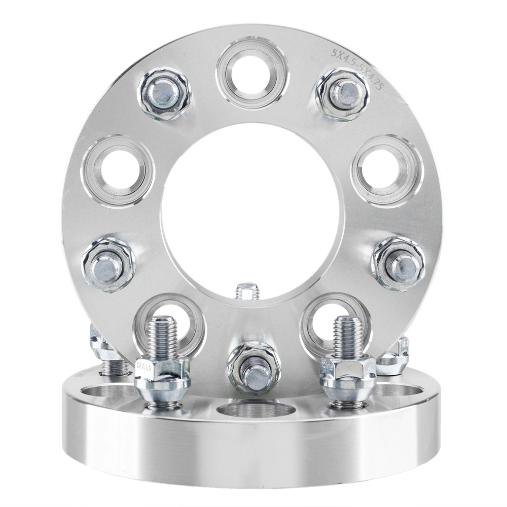 2 Wheel Spacers Adapters 5x4.5 to 5x4.75 1 Inch Thick 5x114.3 to 5x120 12x1.5 view 11