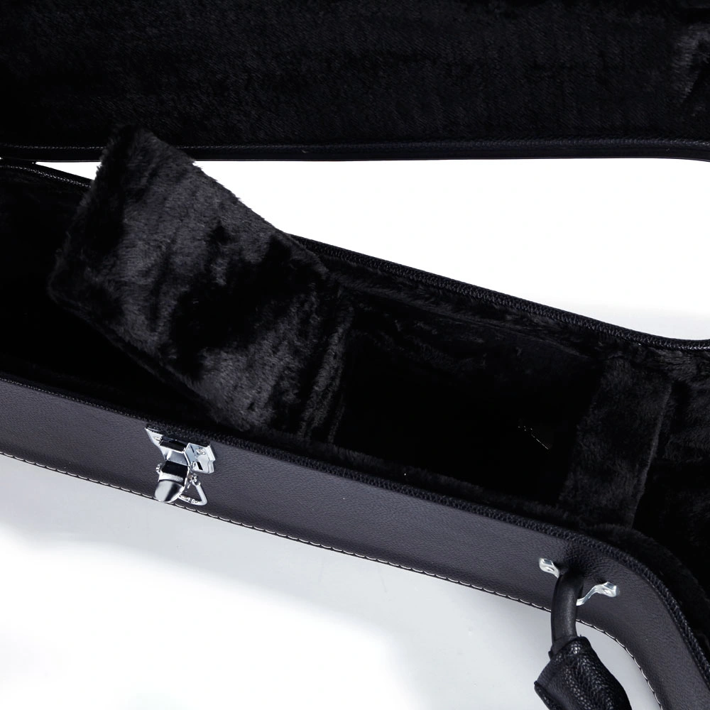 41" Folk Guitar Hardshell Case Microgroove Flat Black Fits Most Acoustic Guitars view 11