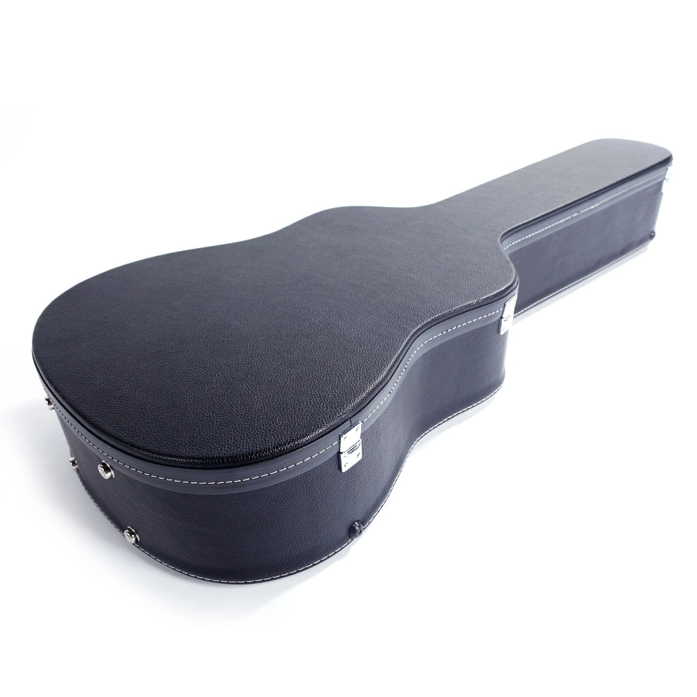 41" Folk Guitar Hardshell Case Microgroove Flat Black Fits Most Acoustic Guitars view 12