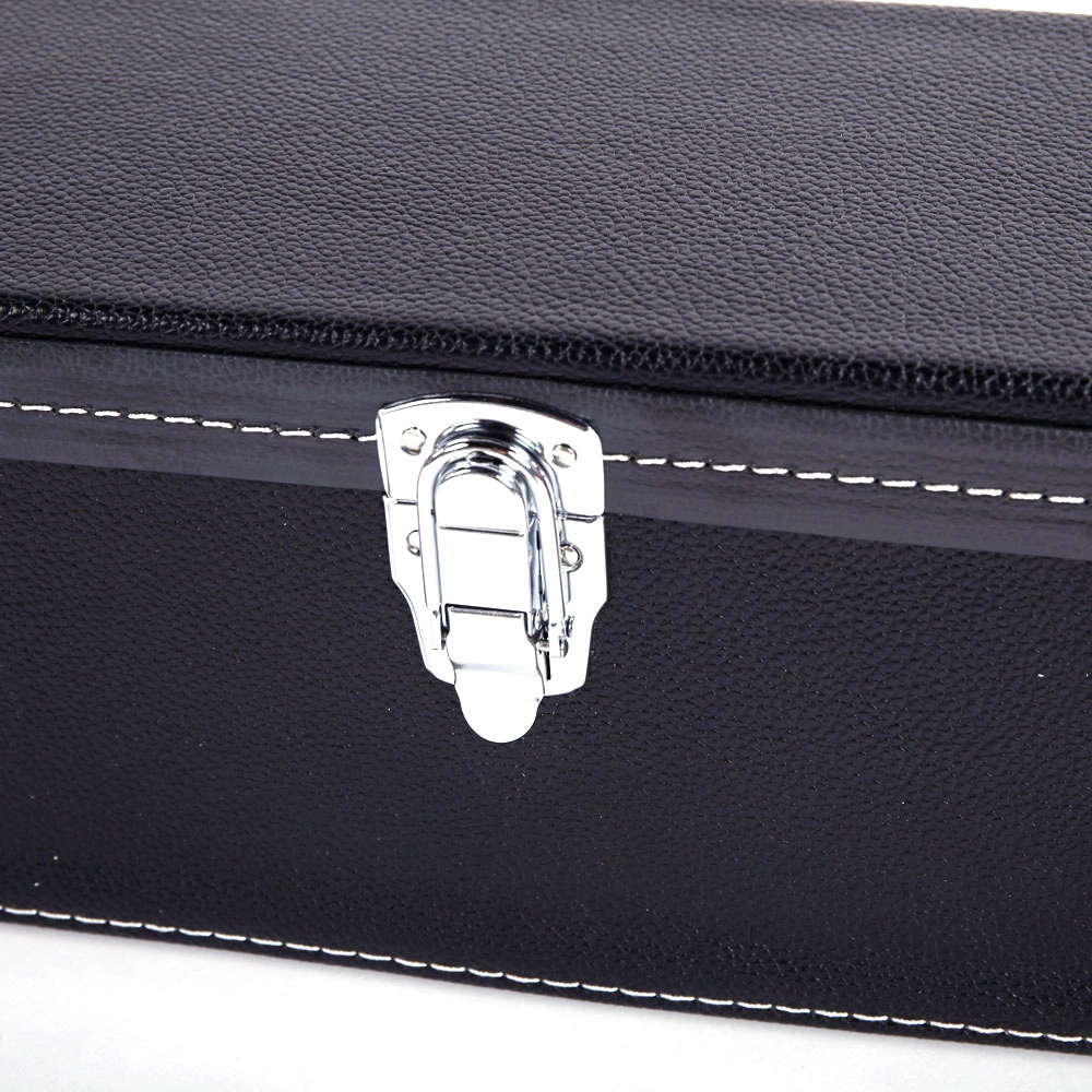 41" Folk Guitar Hardshell Case Microgroove Flat Black Fits Most Acoustic Guitars view 13