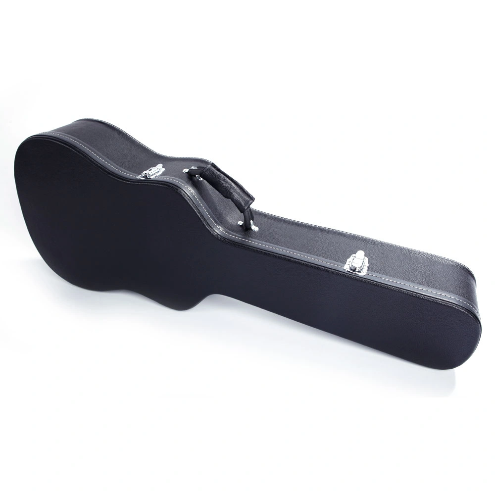 41" Folk Guitar Hardshell Case Microgroove Flat Black Fits Most Acoustic Guitars view 3