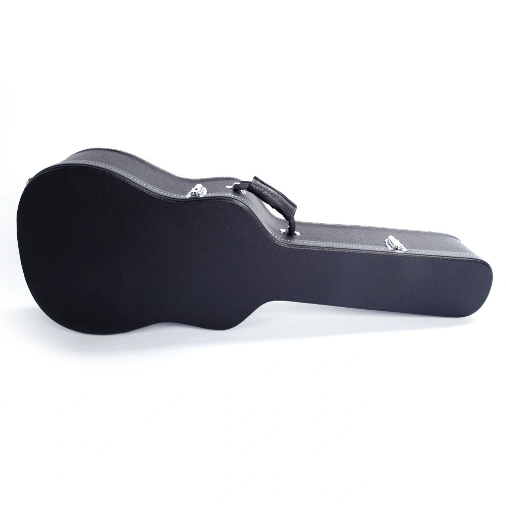 41" Folk Guitar Hardshell Case Microgroove Flat Black Fits Most Acoustic Guitars view 7