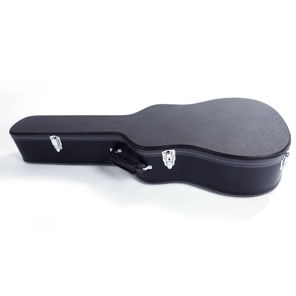 41" Folk Guitar Hardshell Case Microgroove Flat Black Fits Most Acoustic Guitars view 9