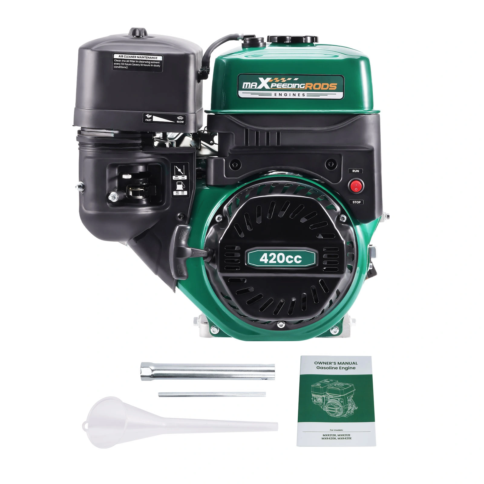 Gasoline Engine Motor 8KW 4-Stroke OHV Single Cylinder Electric Start Forced Air Cooling