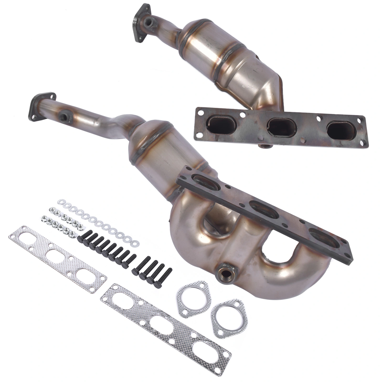 Manifold Catalytic Converter Replacement for BMW 330i 330ci 330xi 2001-2005 20H22-16/17 view 7