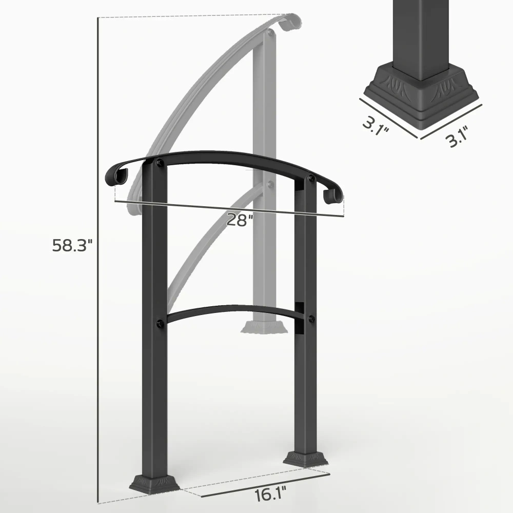 Metal Handrails view 2
