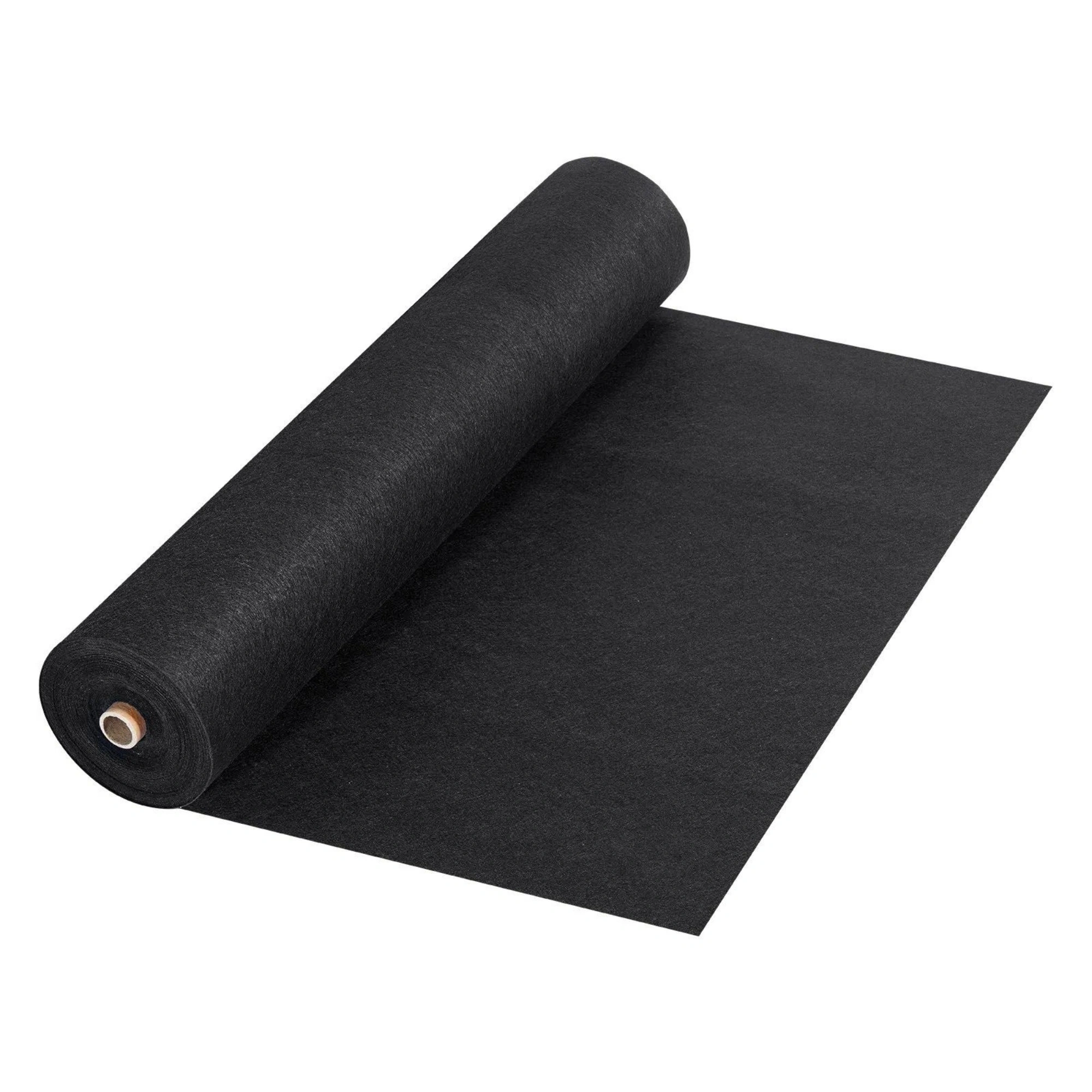 6x100FT Non-Woven Geotextile Fabric, Heavy Duty Weed Barrier Ground Cover for Driveway & French Drain view 3