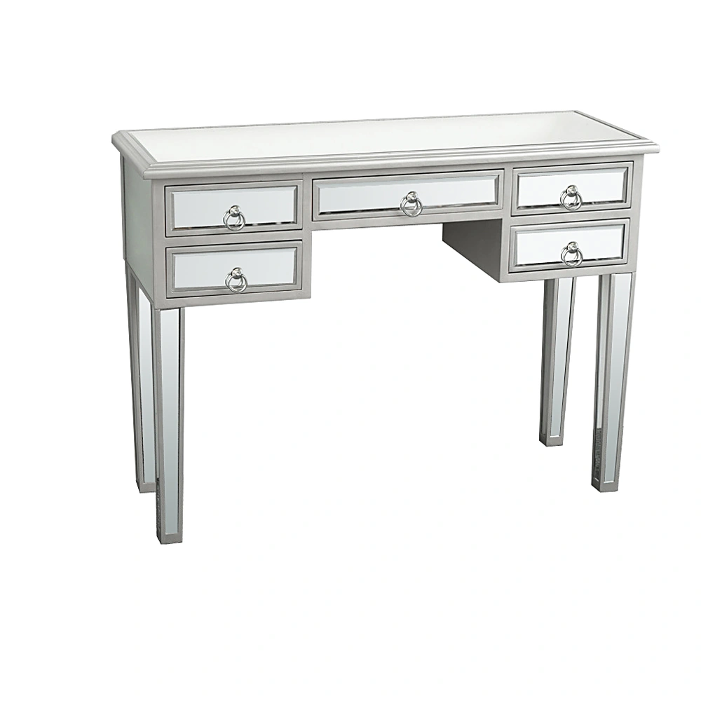 Illusions Collection Mirrored Entryway Console Table with Elegant Reflective Finish