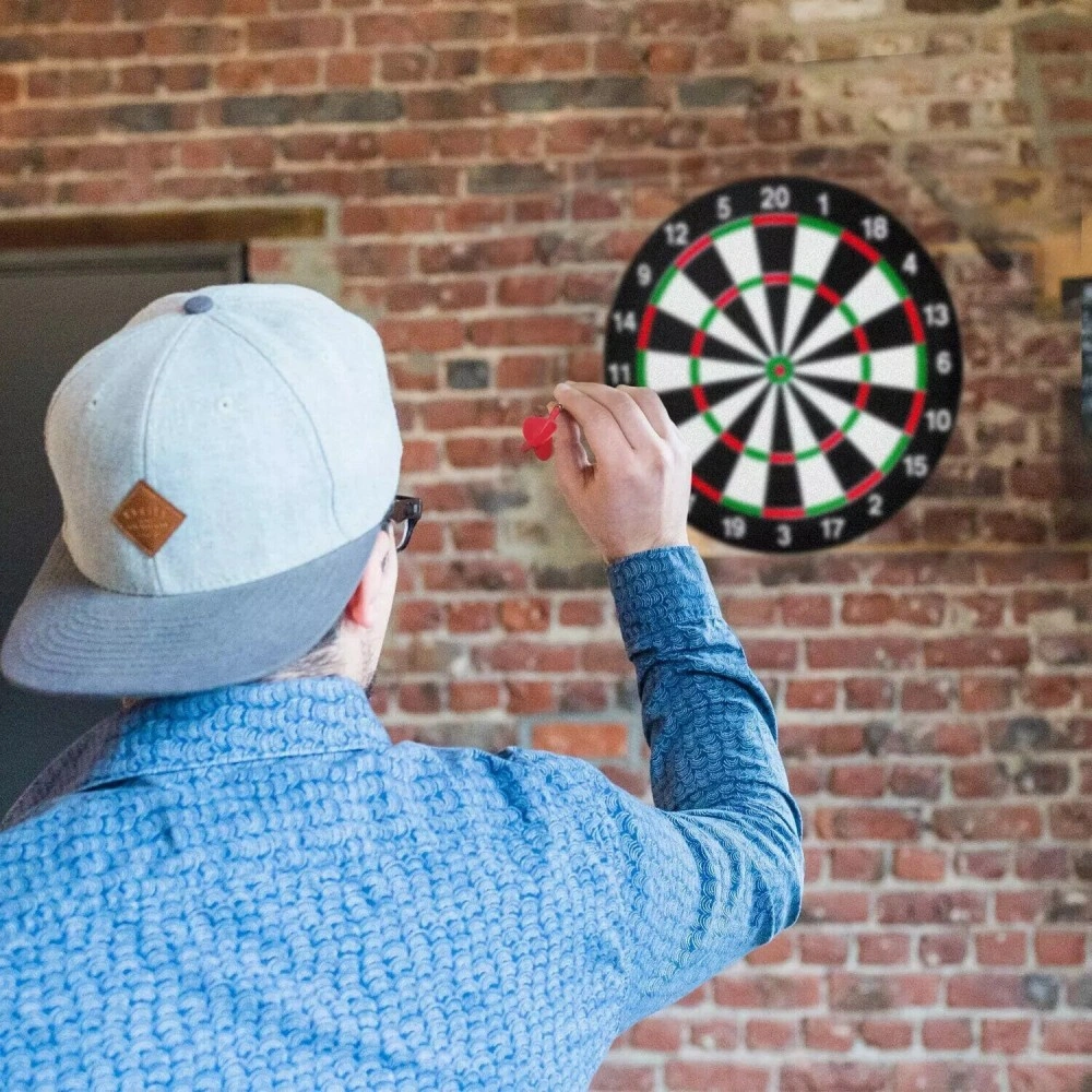 Full Size 17 Inch Dartboard Set with 6 Darts, Family Dart Board Game for Adults & Kids, Christmas Gift view 7