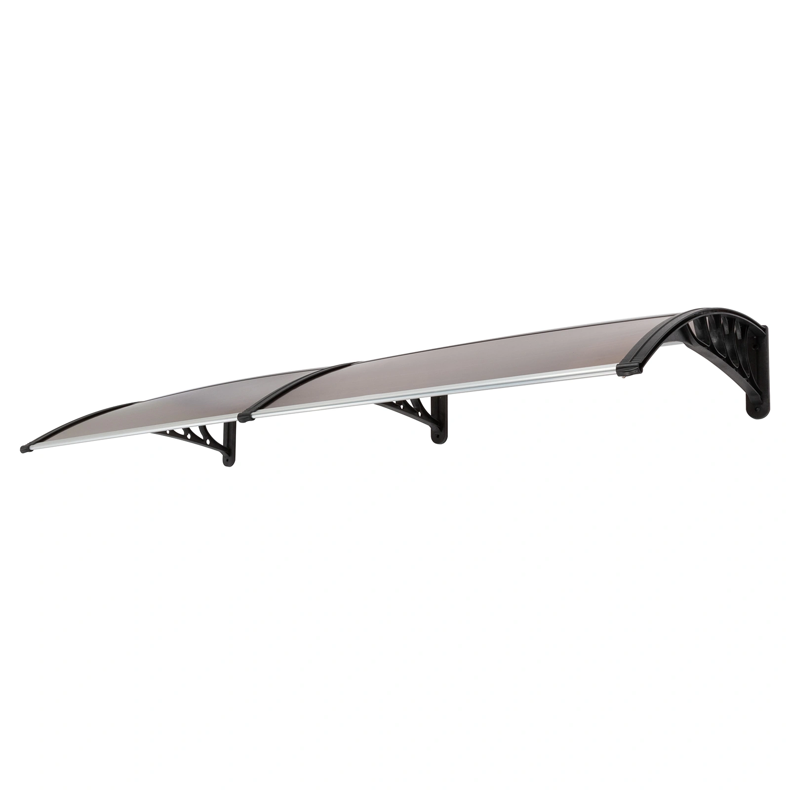 80*38in Household Application Door & Window Rain Cover Eaves Brown Board & Black Holder view 10