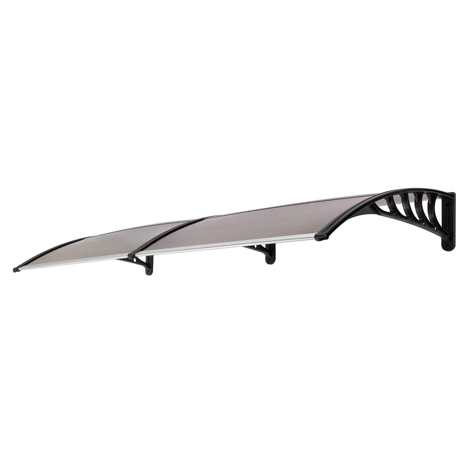 80*38in Household Application Door & Window Rain Cover Eaves Brown Board & Black Holder view 11
