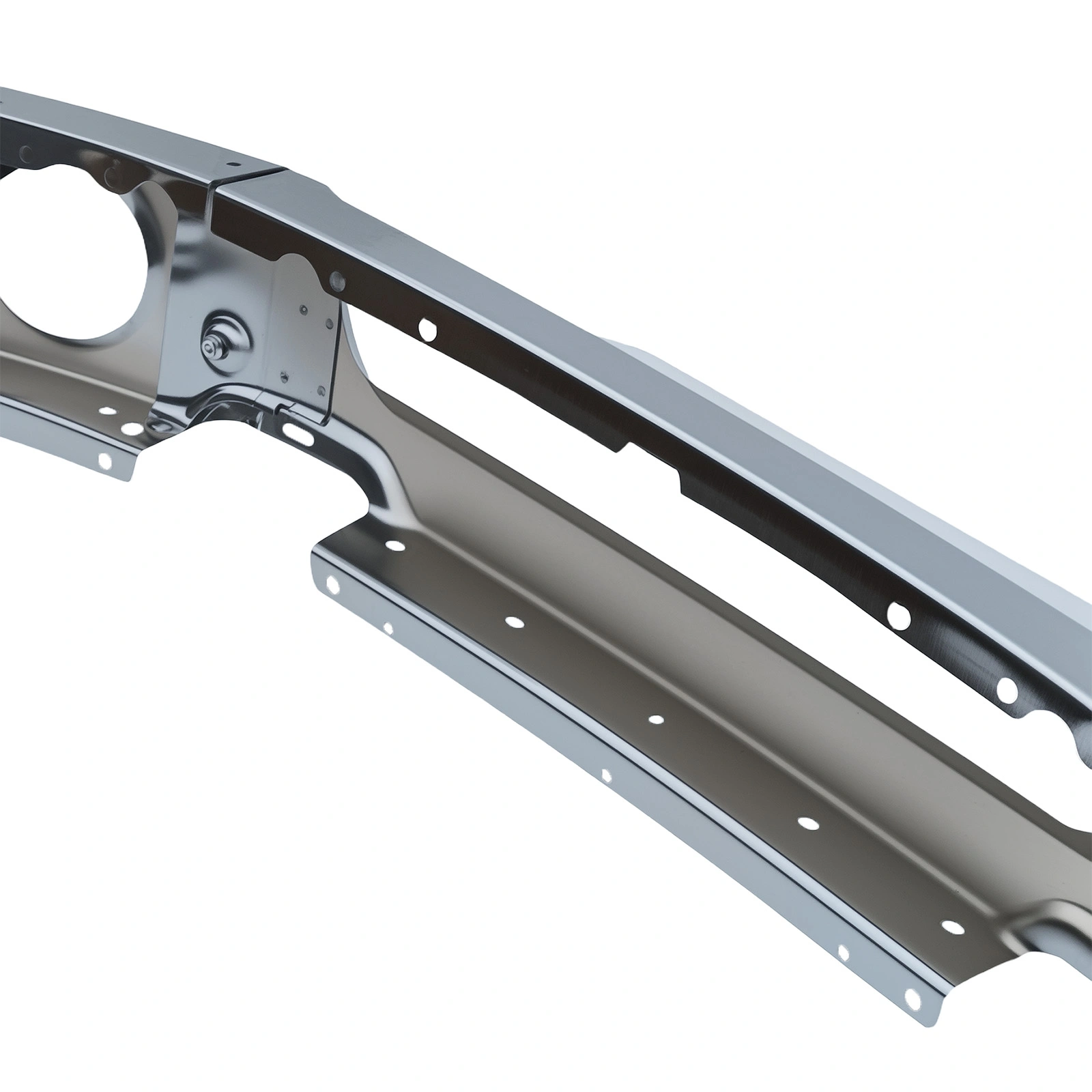 Chrome Bumper Face Bar Front fit for Ford F-150 06-08 6L3Z17757AA Silver view 4