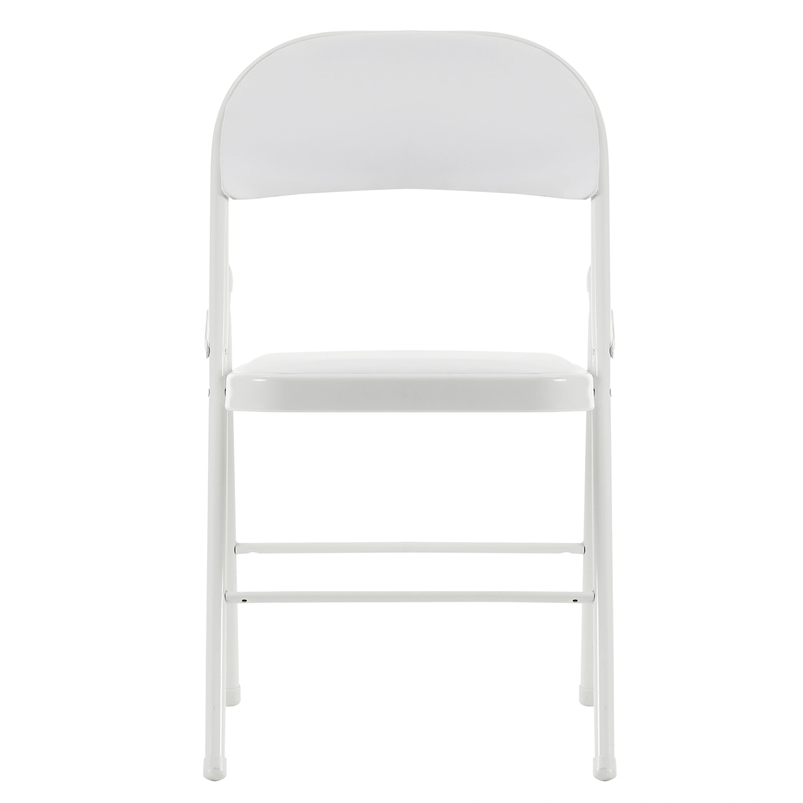 6pcs Elegant Foldable Iron & PVC Chairs for Convention & Exhibition White view 6