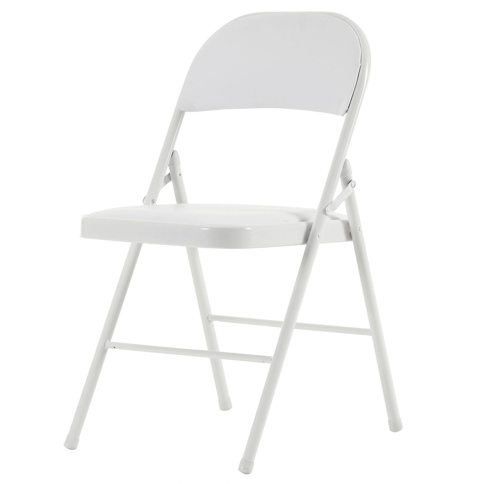 6pcs Elegant Foldable Iron & PVC Chairs for Convention & Exhibition White view 9