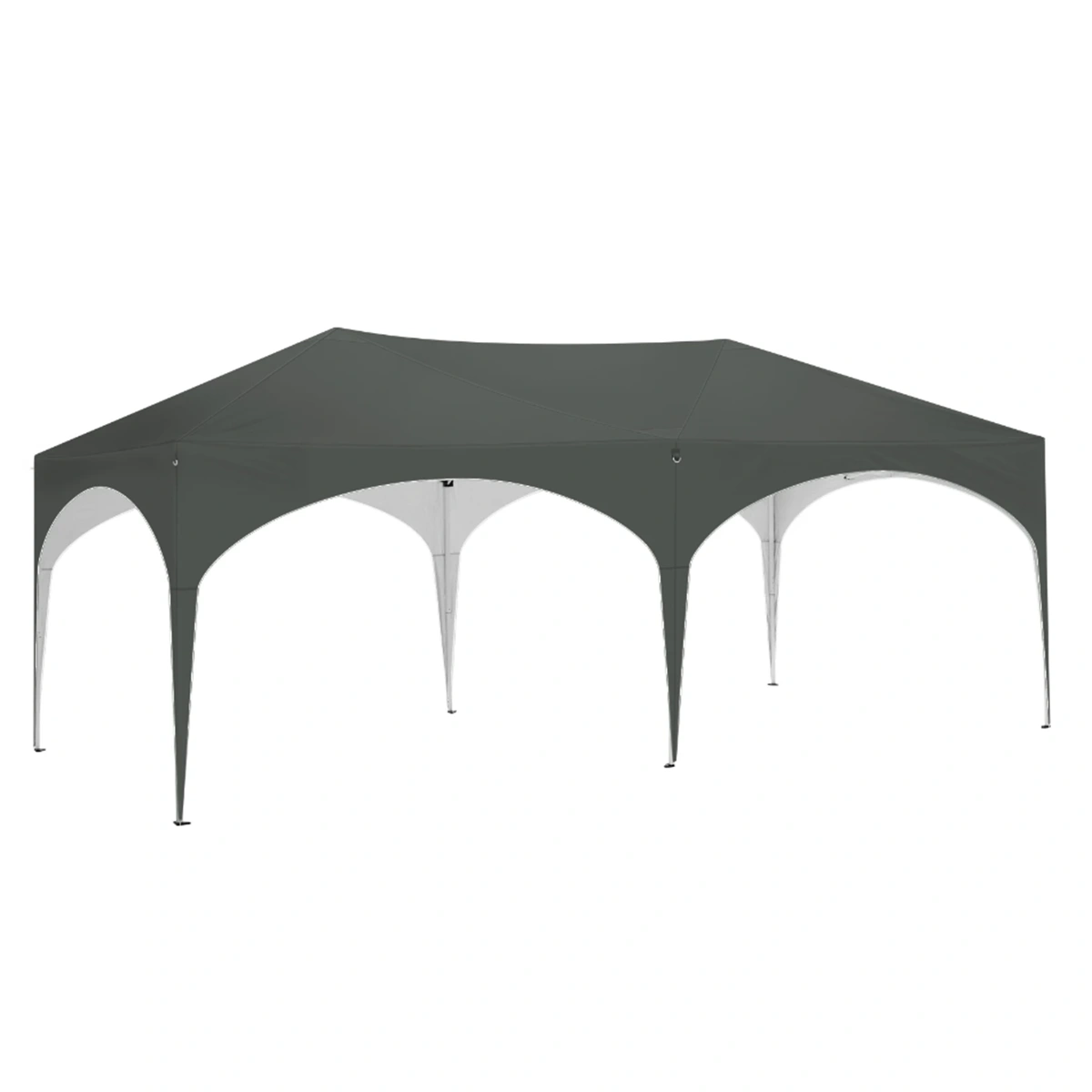 10x10 Waterproof Party Tent Gazebo Canopy UV Resistant Easy Setup Outdoor Event Tent with Carry Bag view 3