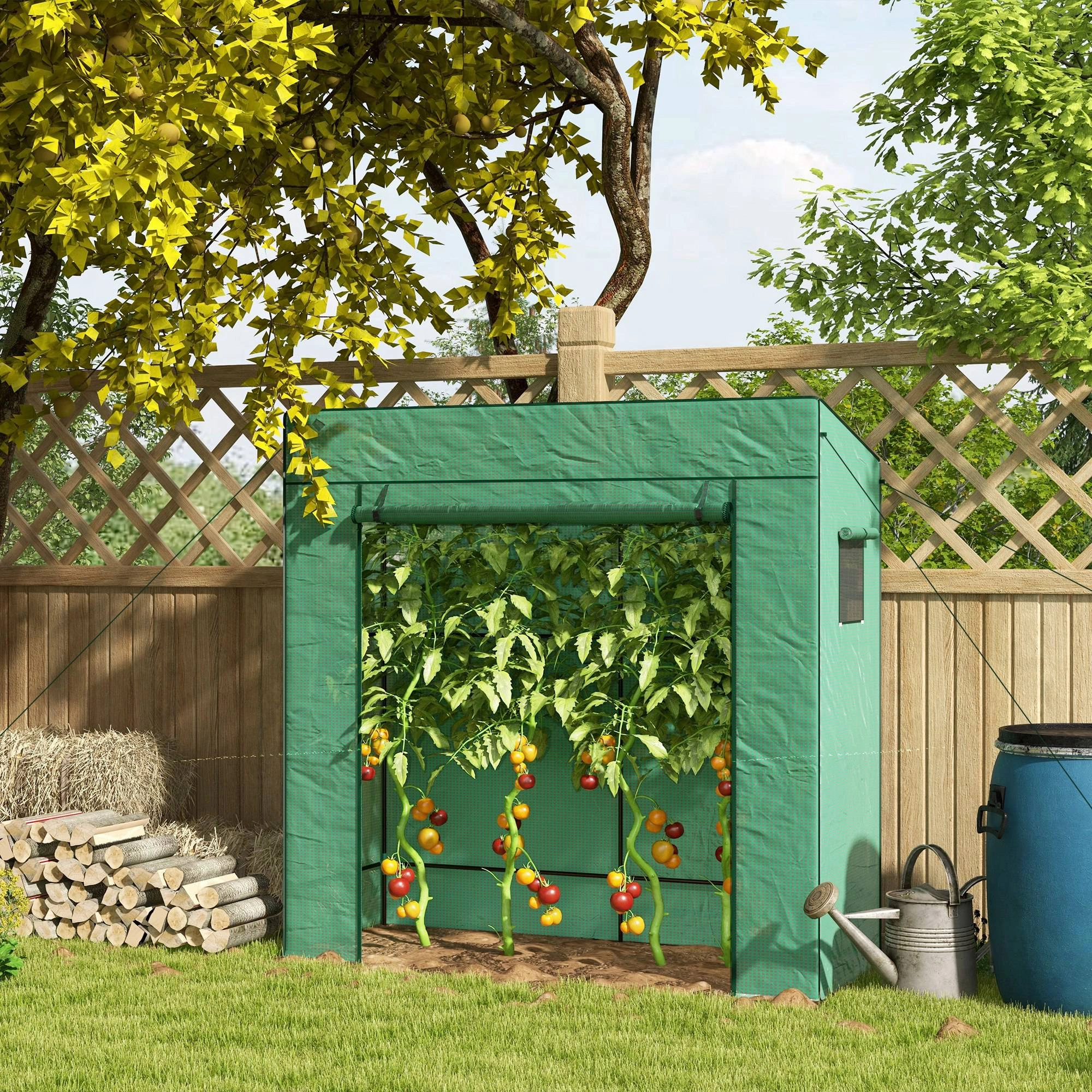 Compact Mini Walk-in Greenhouse, Outdoor Garden Plant Growing Tent, Portable Polyethylene Green House