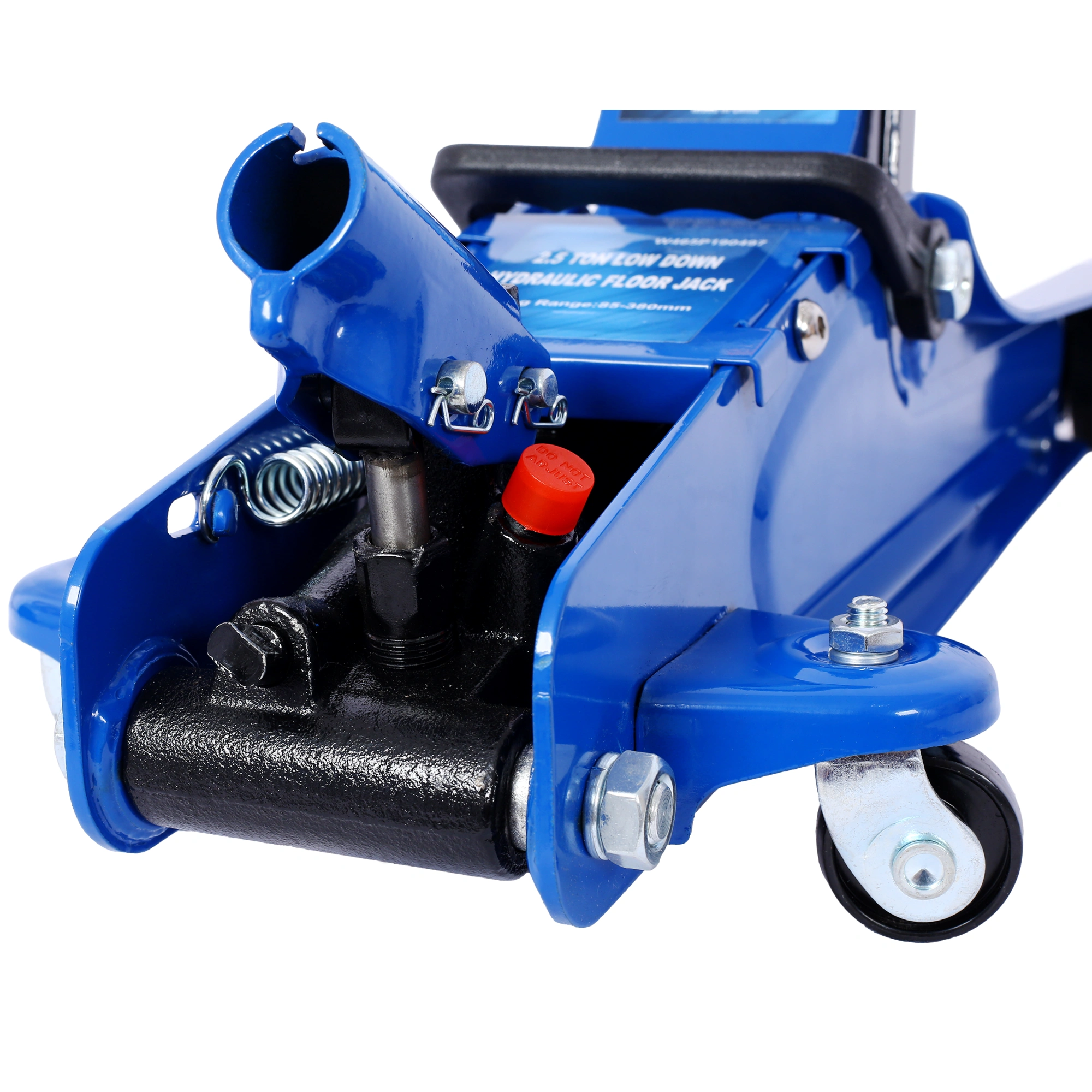2.5 Ton Low Profile Racing Floor Jack - Heavy Duty Steel, Single Piston Lift Pump, 3.5"-14.5" Lifting Range view 17