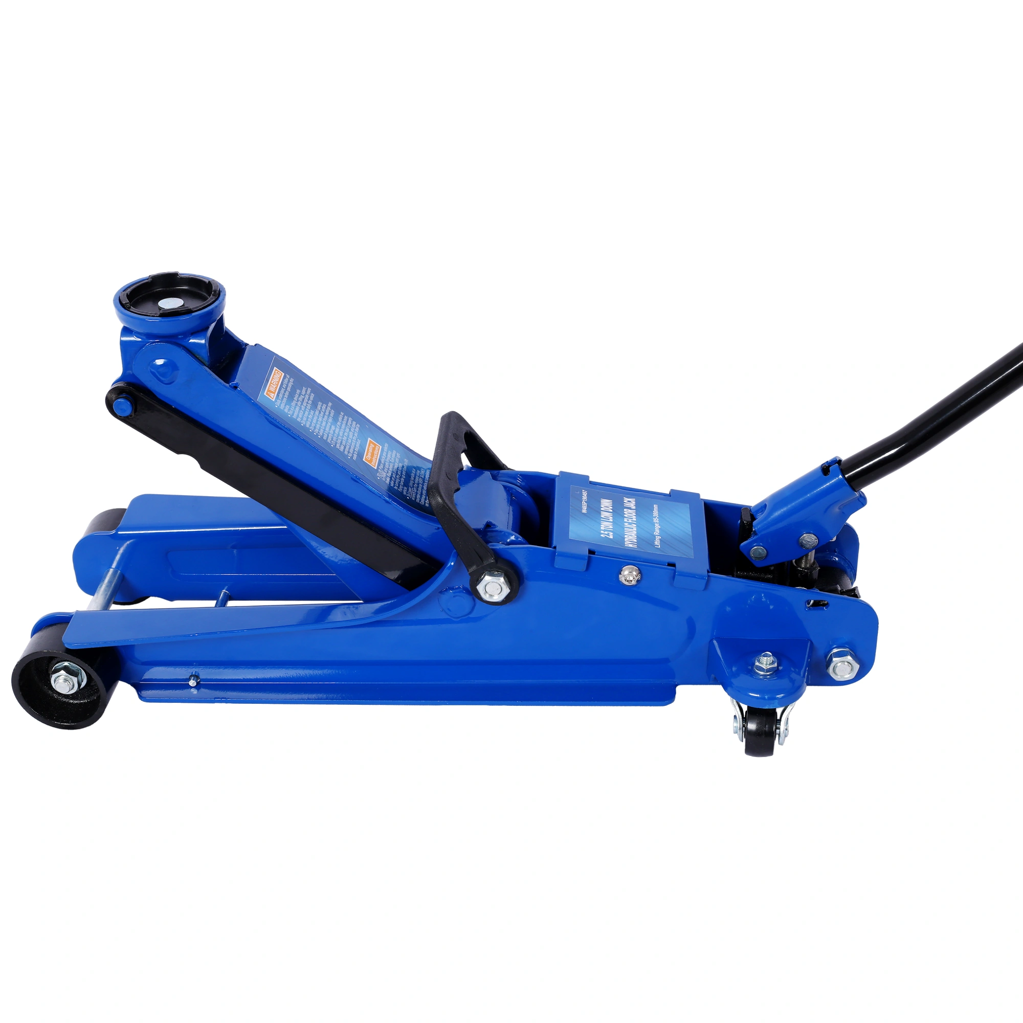 2.5 Ton Low Profile Racing Floor Jack - Heavy Duty Steel, Single Piston Lift Pump, 3.5"-14.5" Lifting Range view 2