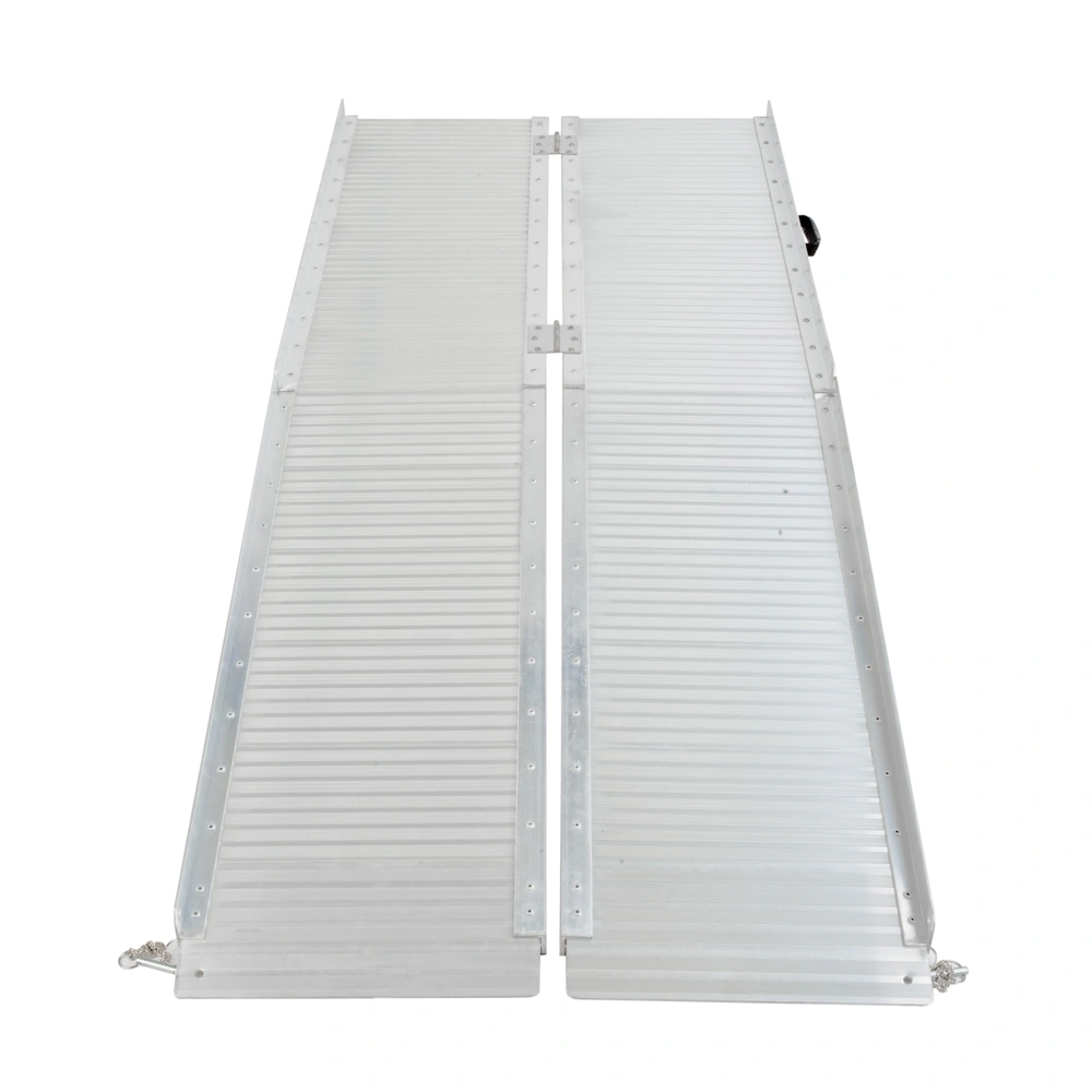 6ft Aluminum Wheelchair Ramp Multi-Folding Portable Loading Ramp for Scooters & Mobility Chairs view 17