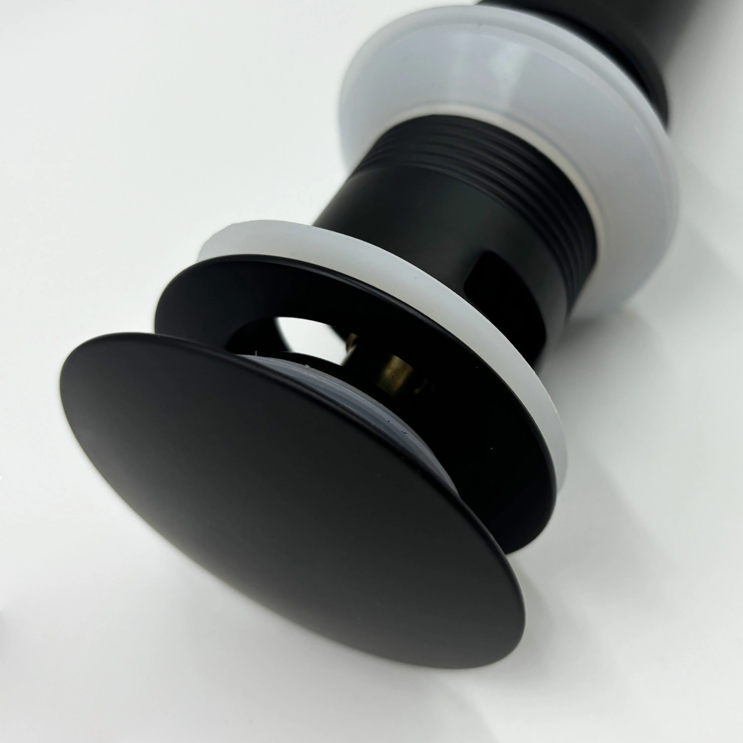Bathroom Sink Drain with Overflow, Vessel Sink Lavatory Vanity Pop Up Drain Stopper, 304 Stainless Steel view 4