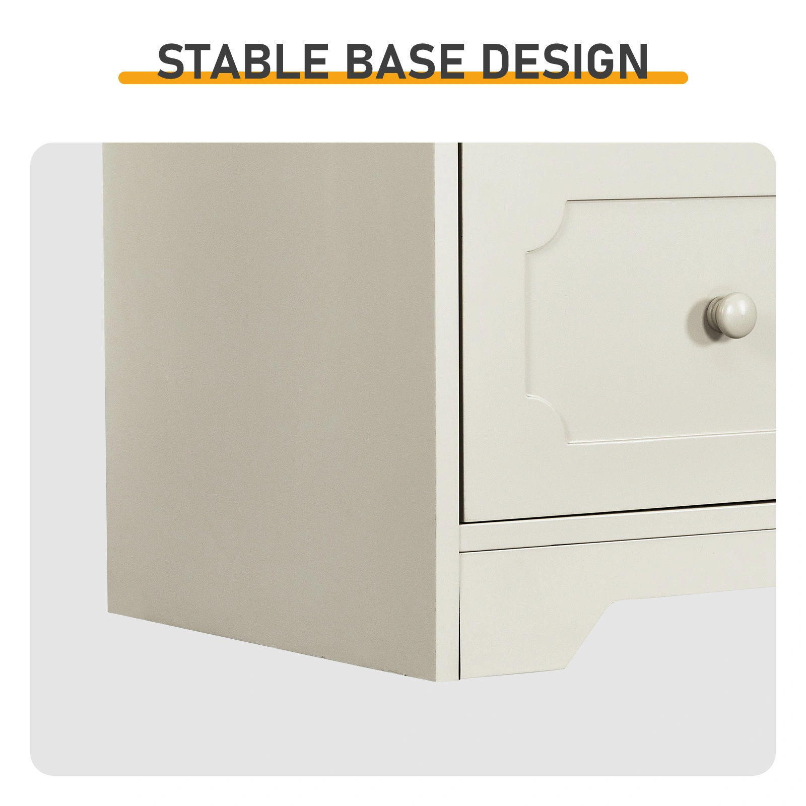 5-Drawer Cabinet with Solid Wood Veneer and Paint P2 MDF + P2 Particleboard Storage Cabinet 31.3*15.55*47.24in Dark brown Ceiling Panels + Light Brown Cabinets view 9