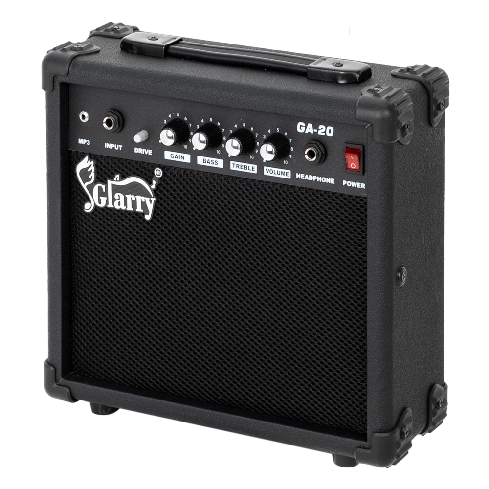 20W Electric Guitar Amplifier with Clean & Overdrive Channels, Headphone Out, 8 Ohm Speaker view 2