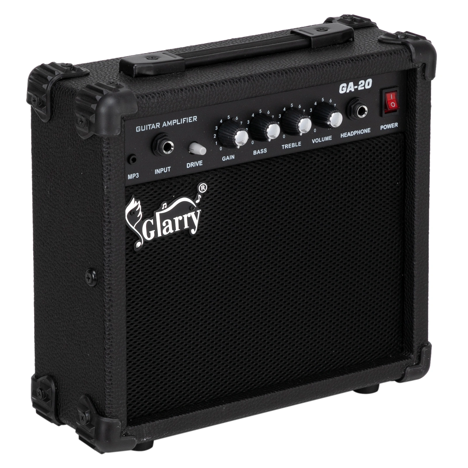 20W Electric Guitar Amplifier with Clean & Overdrive Channels, Headphone Out, 8 Ohm Speaker view 9