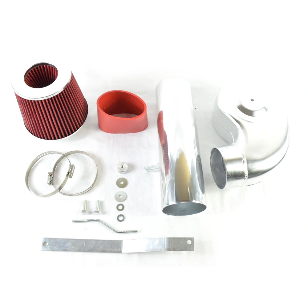 Intake Pipe with Air Filter for Chevrolet/GMC 1988-1995 V8/V6 4.3L/5.0L/5.7L Red view 12