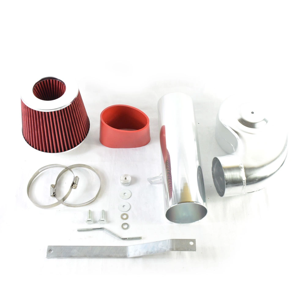 Intake Pipe with Air Filter for Chevrolet/GMC 1988-1995 V8/V6 4.3L/5.0L/5.7L Red view 13