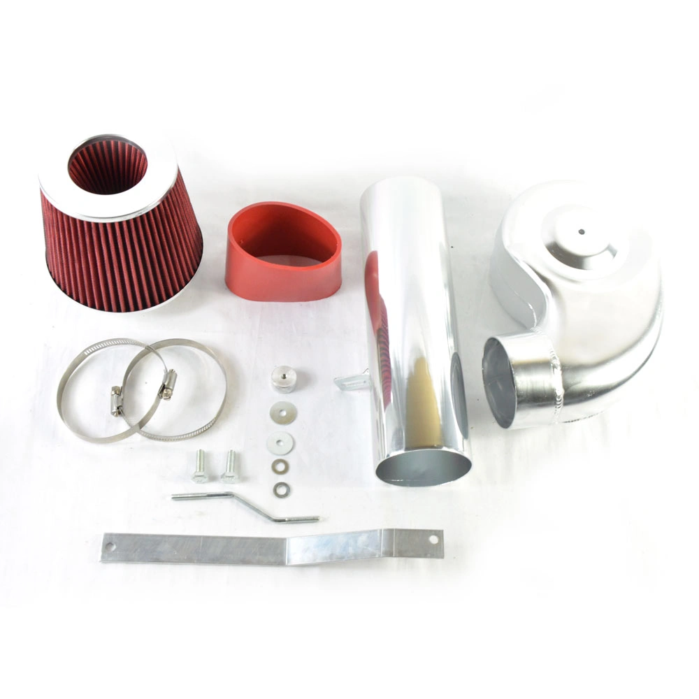 Intake Pipe with Air Filter for Chevrolet/GMC 1988-1995 V8/V6 4.3L/5.0L/5.7L Red view 14