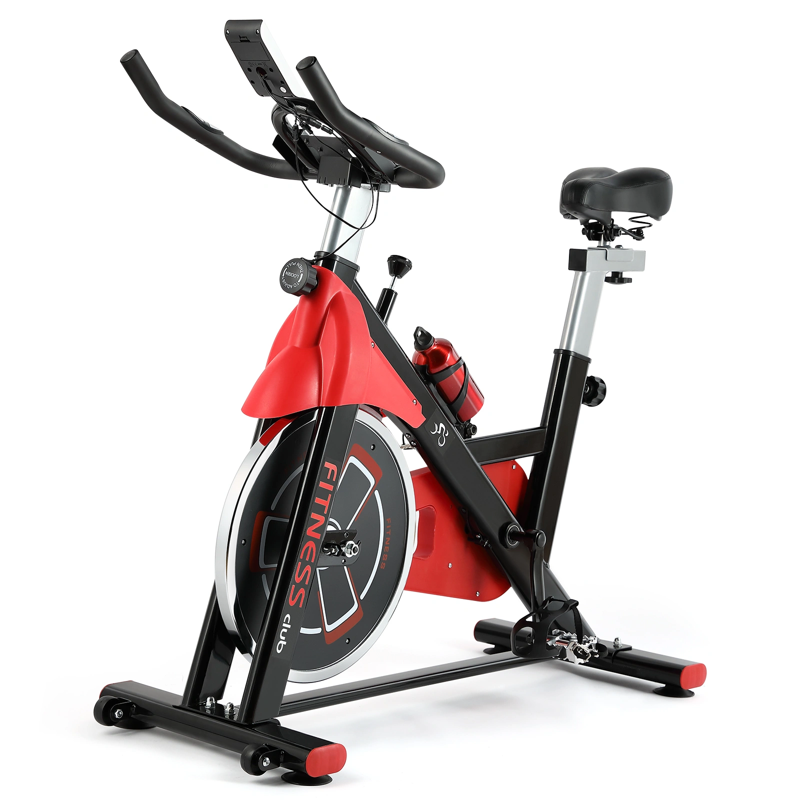 Exercise Bike Spinning Bike with 12KG Flywheel, Indoor Cycling Bicycle