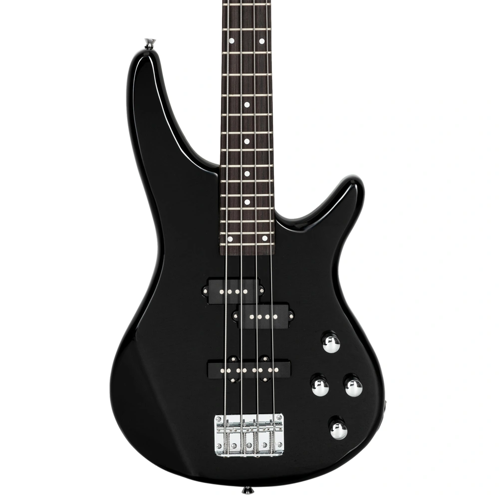 GIB Electric Bass Guitar Full Size 4 String Black view 14