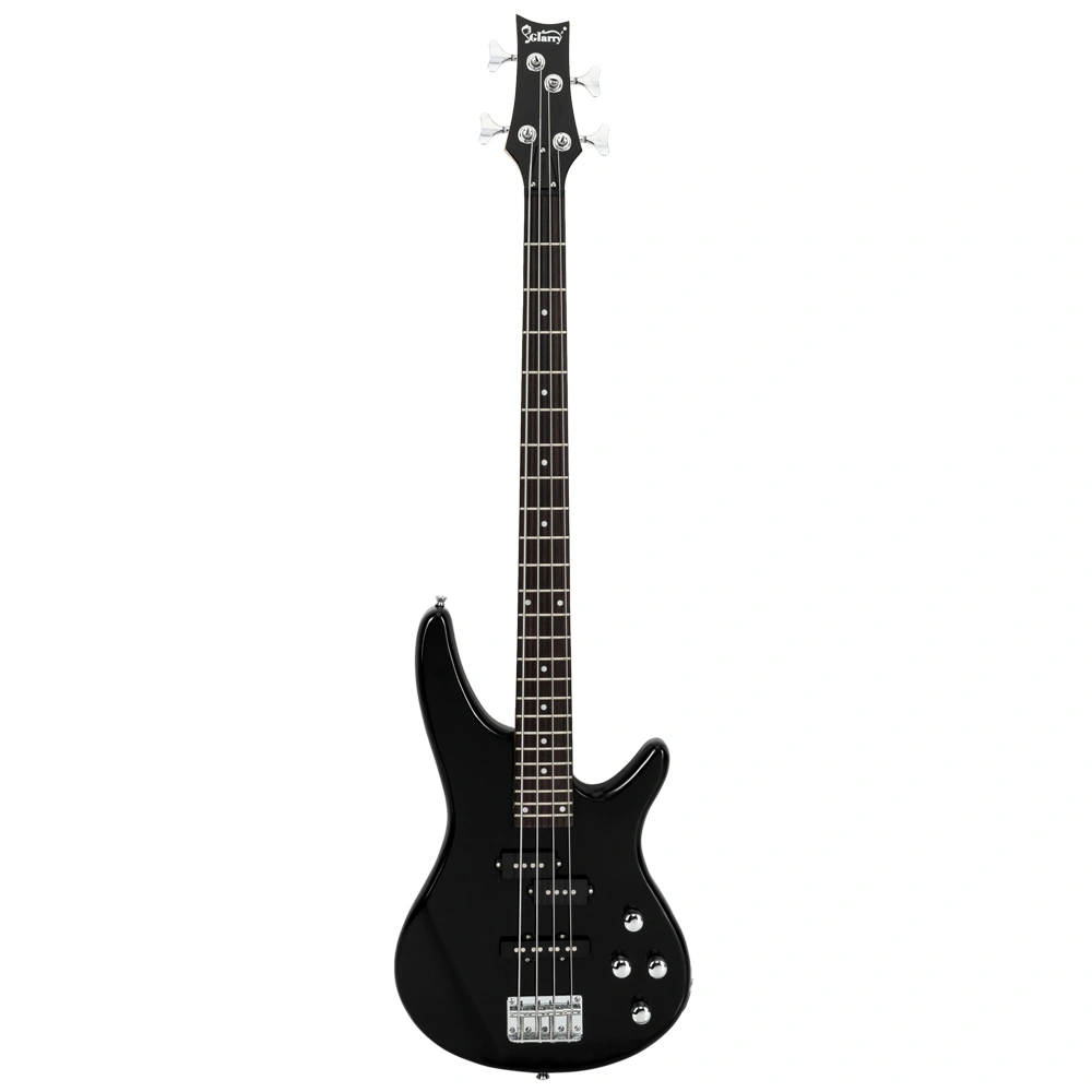 GIB Electric Bass Guitar Full Size 4 String Black view 2