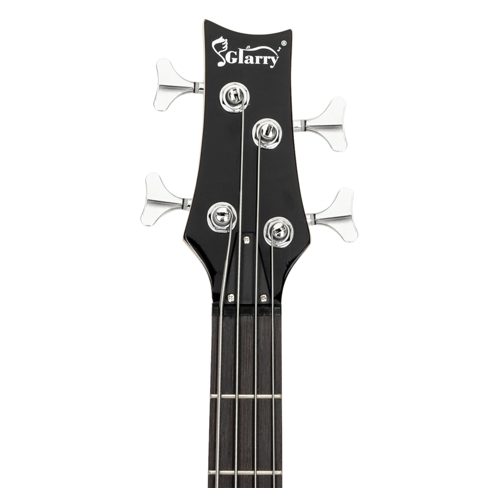 GIB Electric Bass Guitar Full Size 4 String Black view 3