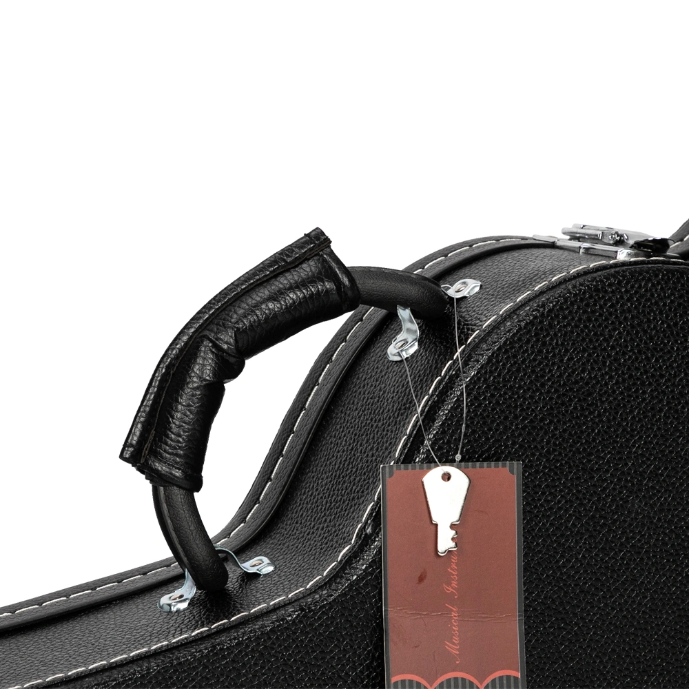 High-End Fine-Grain PU Leather Hard Case for 335 Style Semi-Hollow & Hollowbody Electric Guitar view 12