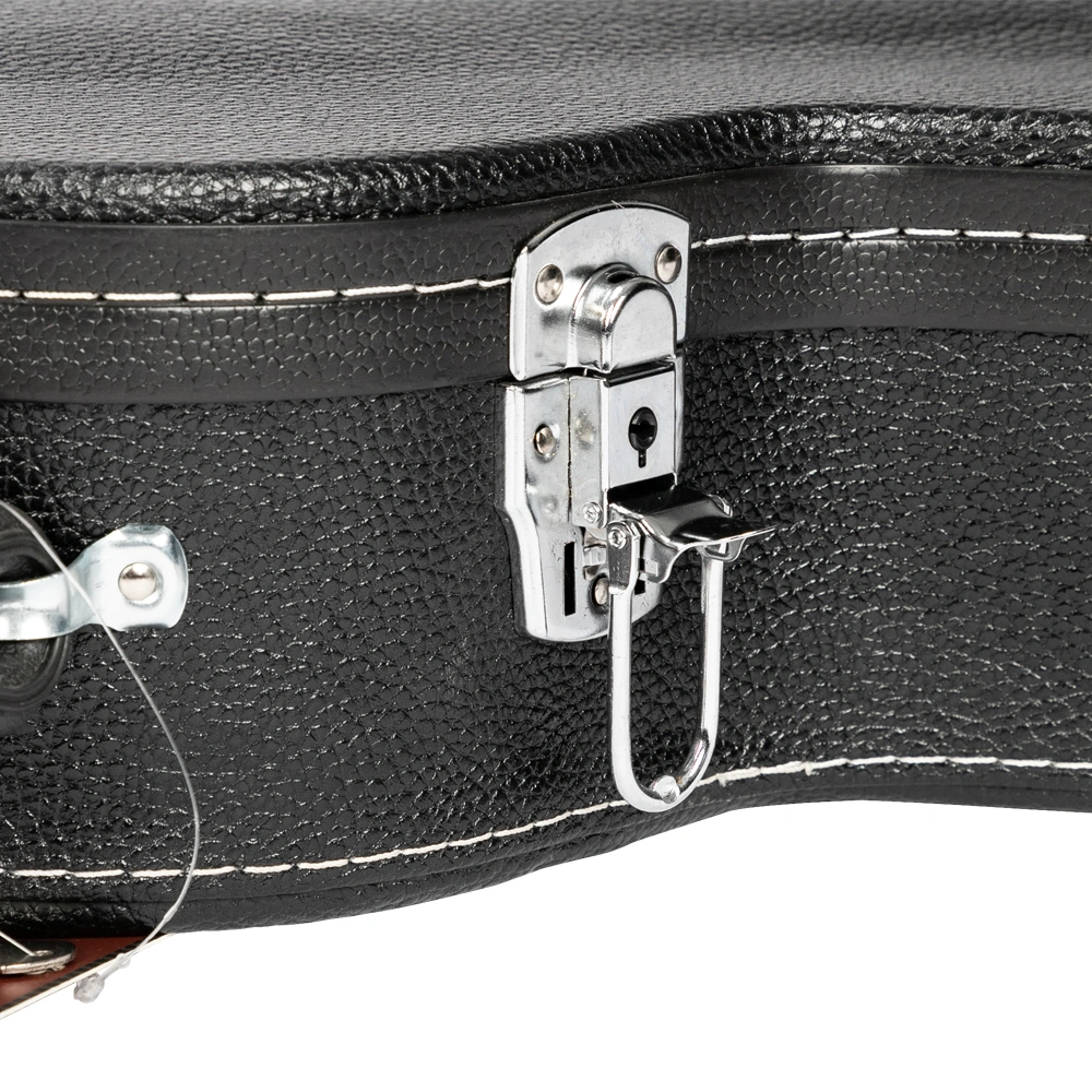 High-End Fine-Grain PU Leather Hard Case for 335 Style Semi-Hollow & Hollowbody Electric Guitar view 15
