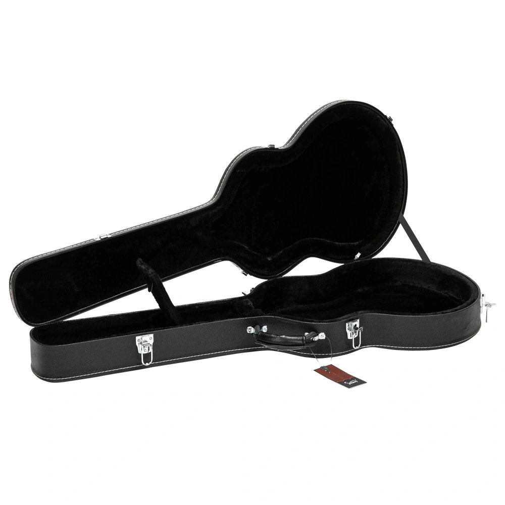 High-End Fine-Grain PU Leather Hard Case for 335 Style Semi-Hollow & Hollowbody Electric Guitar view 3