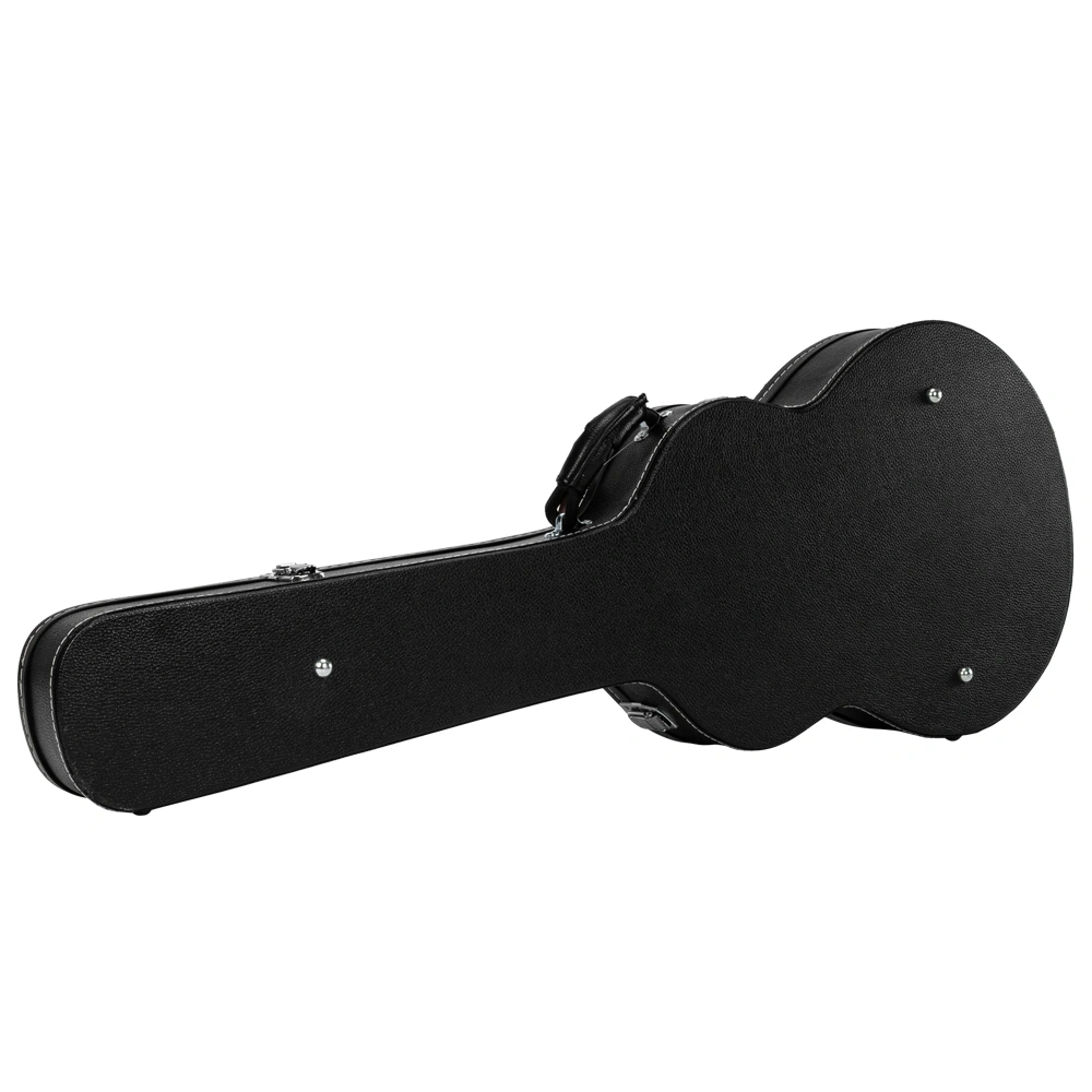 High-End Fine-Grain PU Leather Hard Case for 335 Style Semi-Hollow & Hollowbody Electric Guitar view 5