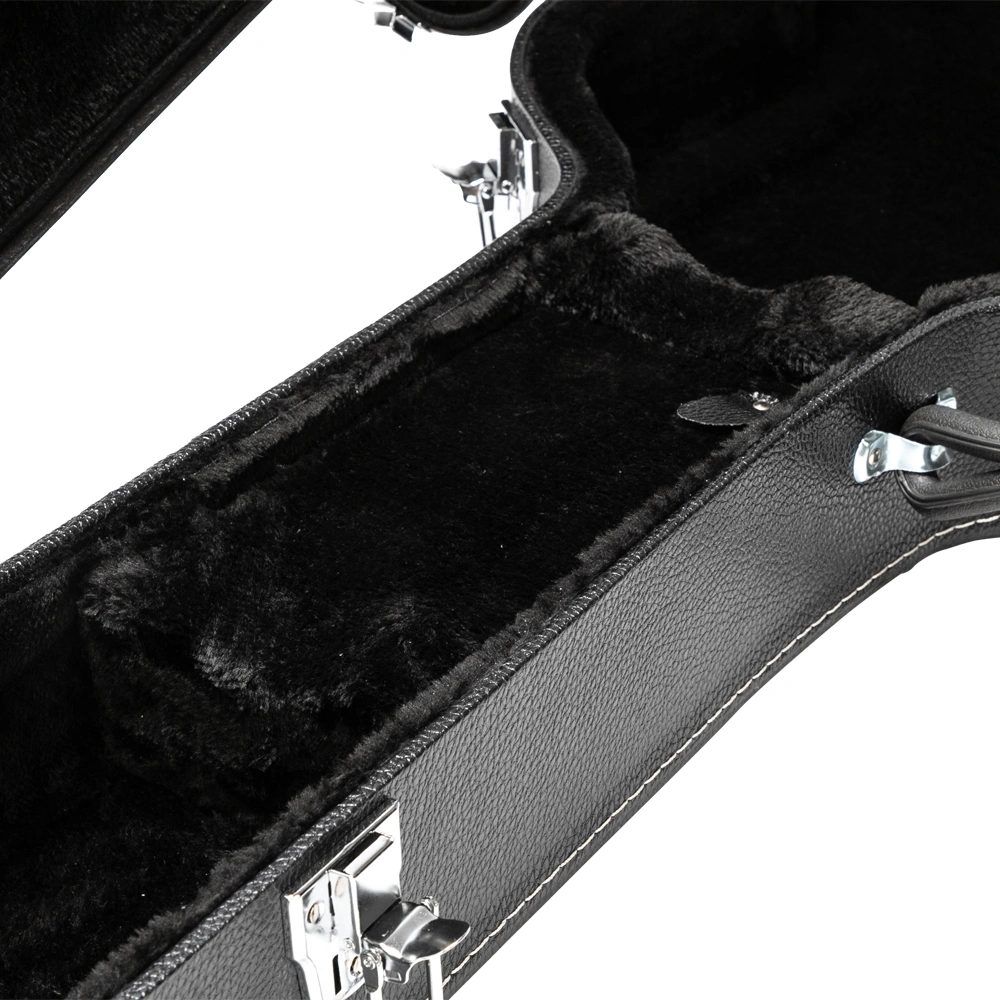 High-End Fine-Grain PU Leather Hard Case for 335 Style Semi-Hollow & Hollowbody Electric Guitar view 8