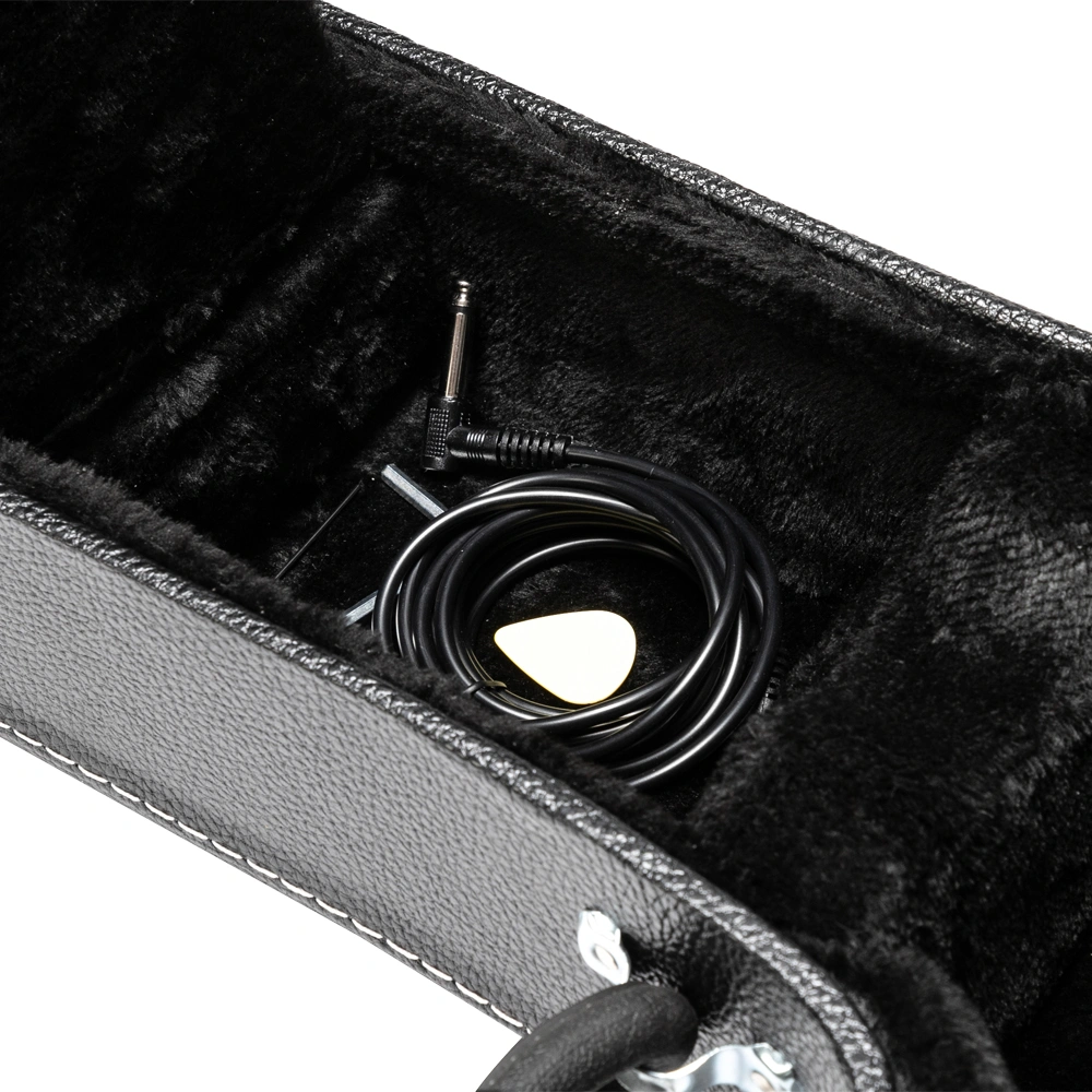 High-End Fine-Grain PU Leather Hard Case for 335 Style Semi-Hollow & Hollowbody Electric Guitar view 9