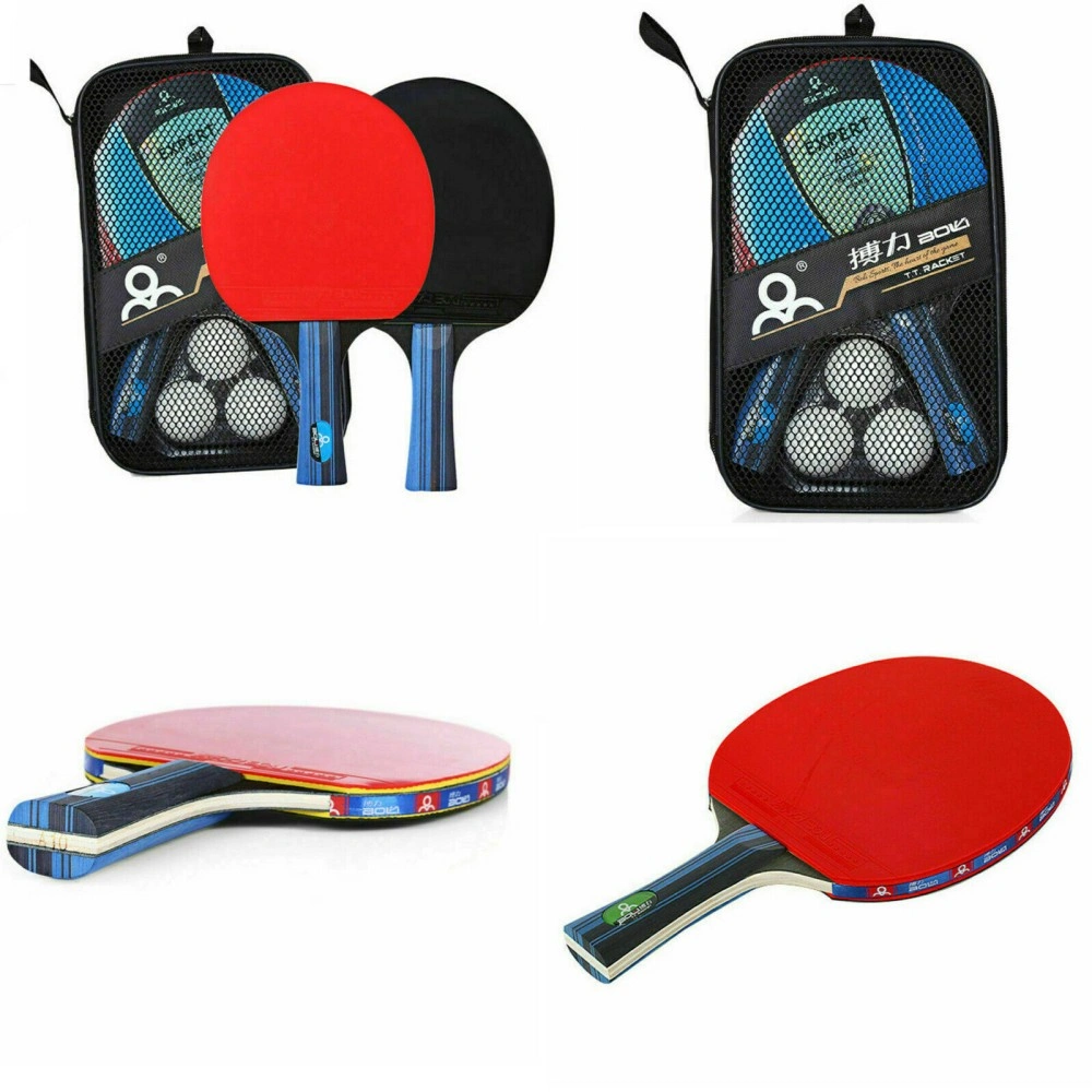 New speed and spin PPong Table Tennis Set / rackets with 2 Bats,3 Balls & Bag view 3