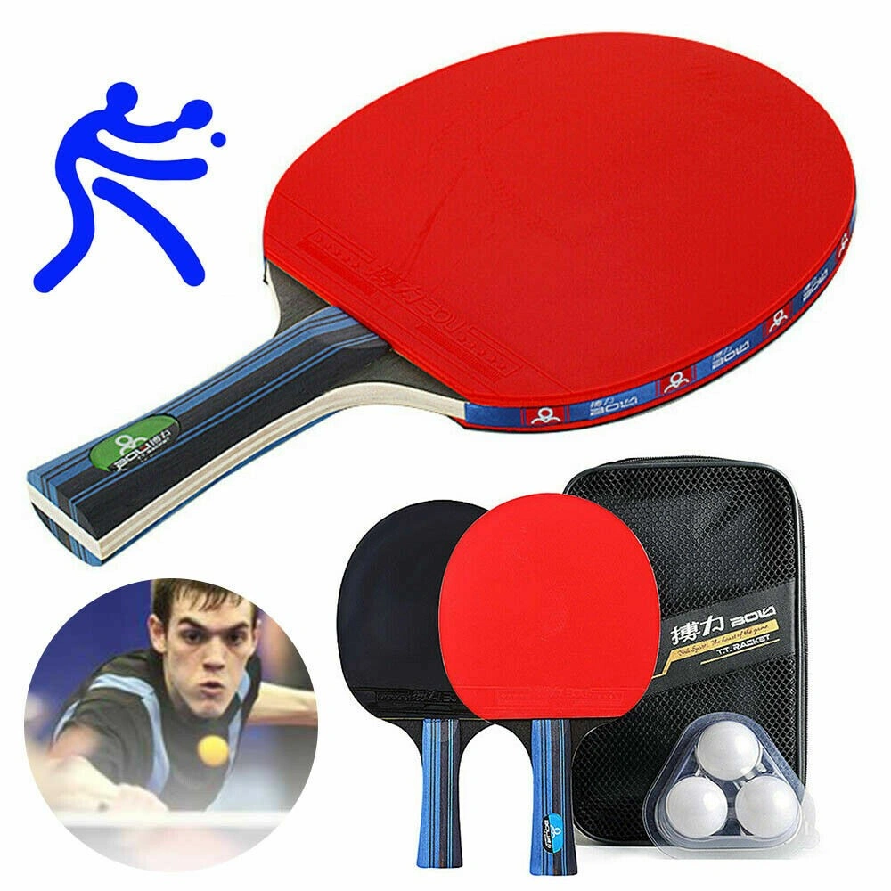 New speed and spin PPong Table Tennis Set / rackets with 2 Bats,3 Balls & Bag view 4