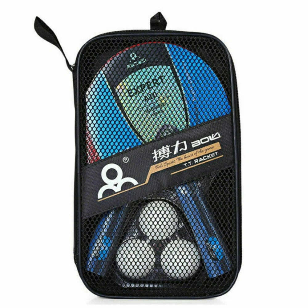 New speed and spin PPong Table Tennis Set / rackets with 2 Bats,3 Balls & Bag view 5