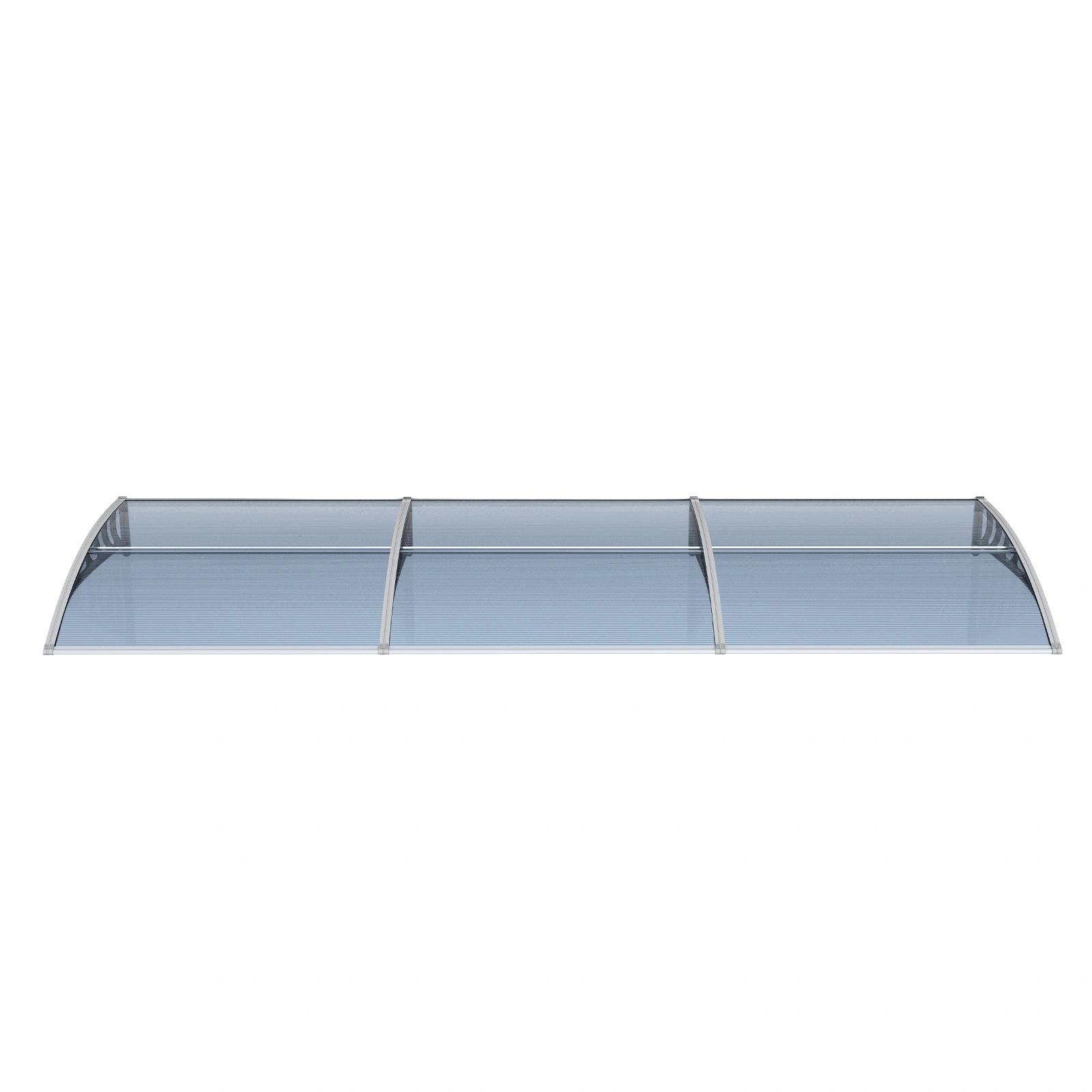 Awning for Door Entrance Window, 38x120 Inch Window Canopy Exterior, UV Rain Snow Protection for House Porch Patio Deck, Gray Bracket & Gray Blue Board view 2