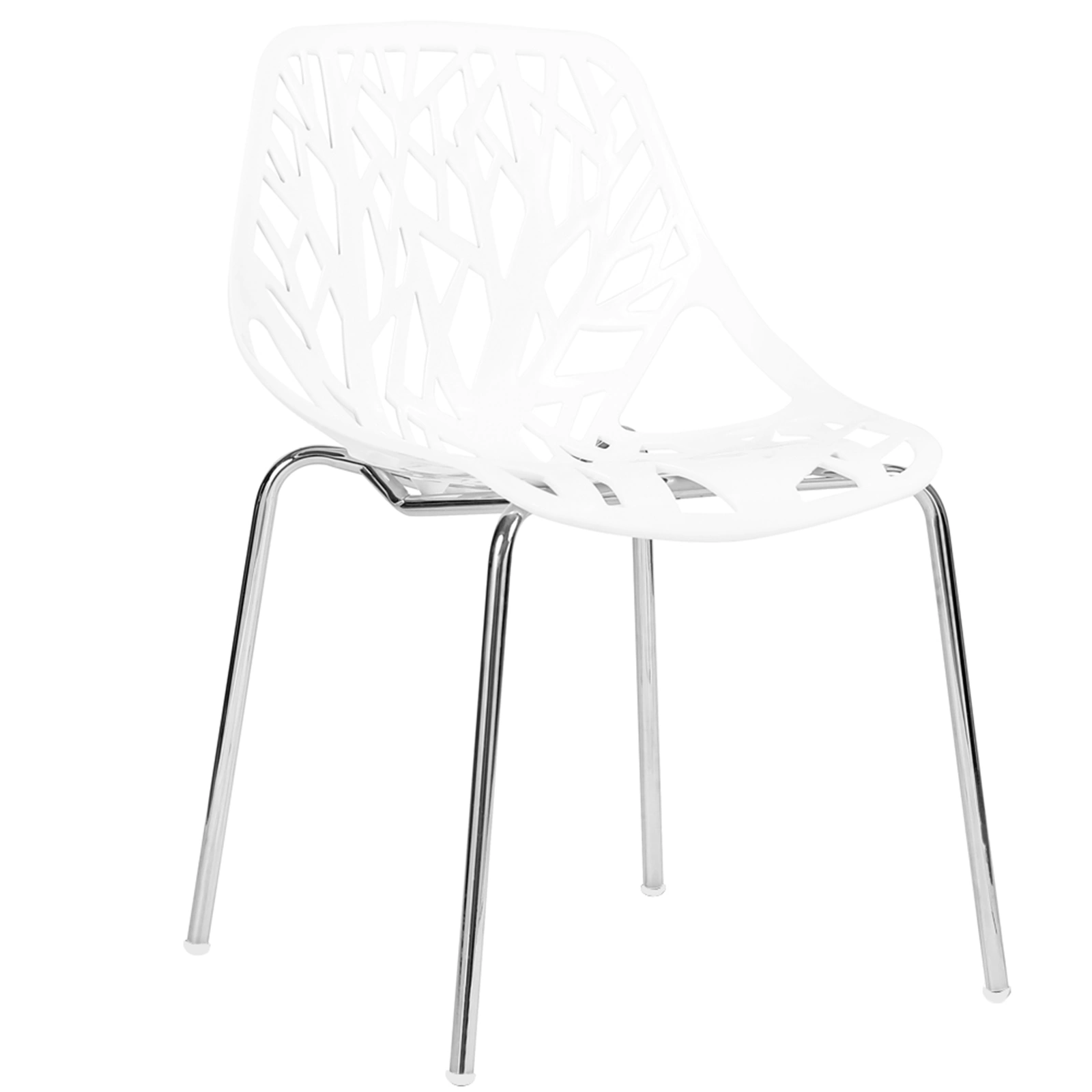 4pcs Bird's Nest Style Lounge Chair White view 29