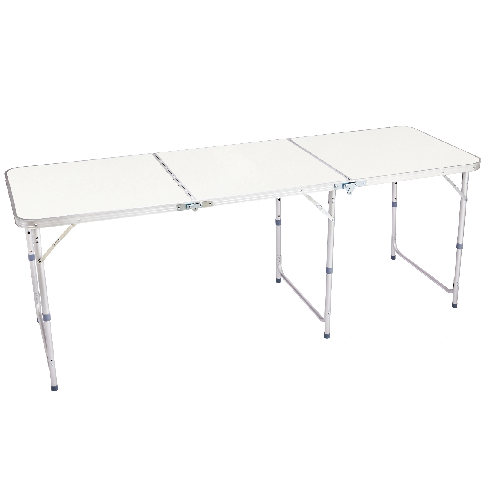 180 x 60 x 70cm Aluminum Alloy Folding Table White view 14