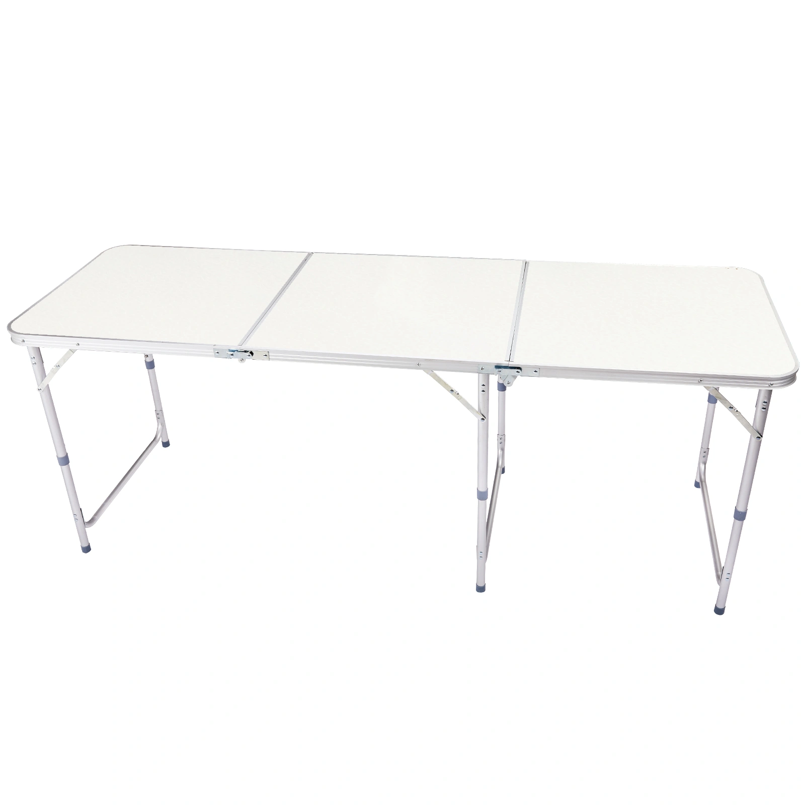 180 x 60 x 70cm Aluminum Alloy Folding Table White view 16