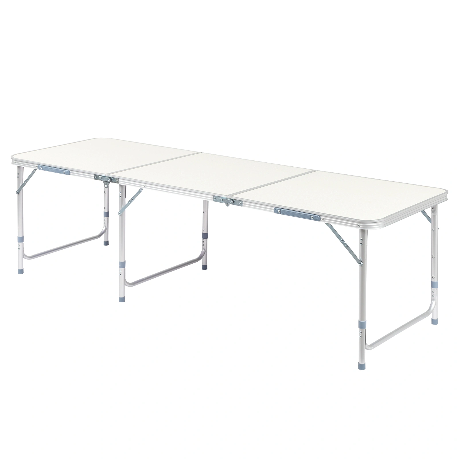 180 x 60 x 70cm Aluminum Alloy Folding Table White view 20